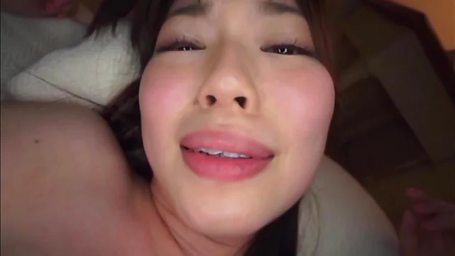 Lustful Japanese amateur Miki Yoshimura sucks and rides rod