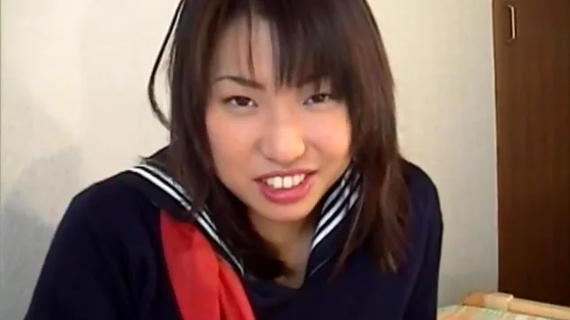 Kaori cum on tit in school uniform 4