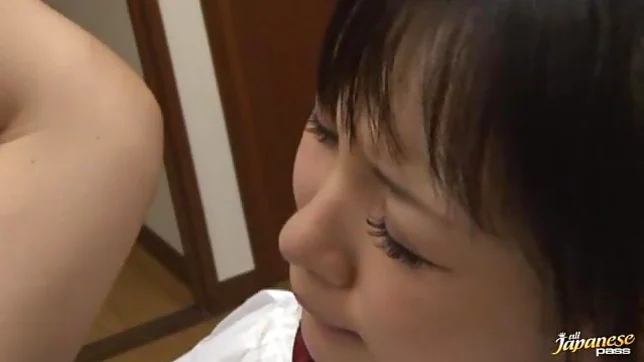 Sexy Schoolgirl Uses Her Whole Body To Get Him Cumming