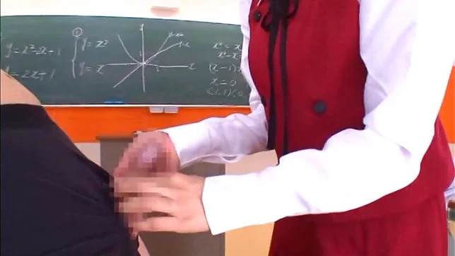 Sweet schoolgirl in glasses Mayu Nozomi fucks with her male teacher 11