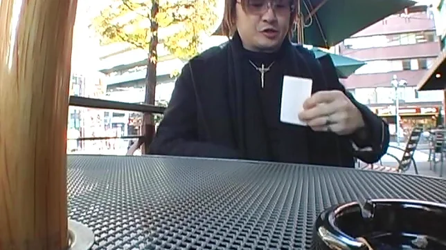 Teen in a school uniform Yumi Hoshino strips and gets fucked