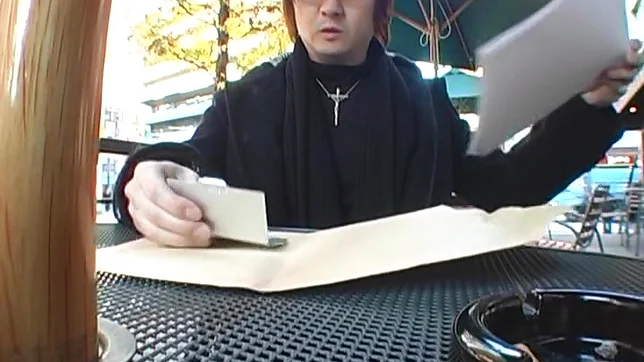 Teen in a school uniform Yumi Hoshino strips and gets fucked