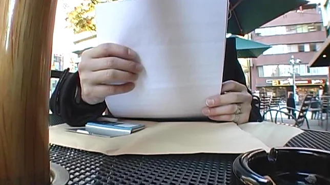 Teen in a school uniform Yumi Hoshino strips and gets fucked