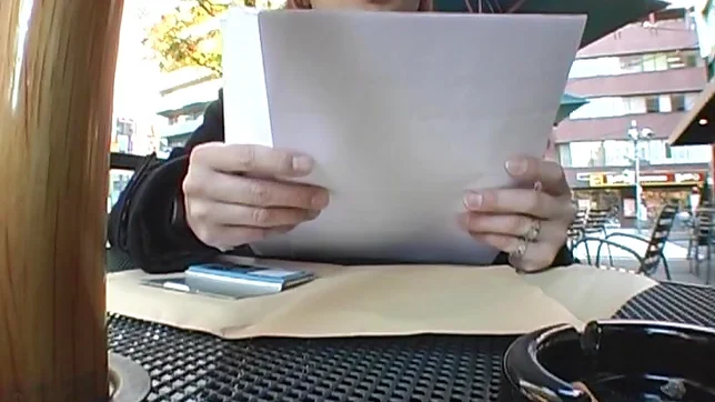 Teen in a school uniform Yumi Hoshino strips and gets fucked