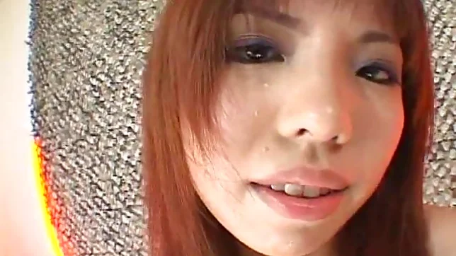 Japanese Model Massages Big Tits While Dildo Fucking 3