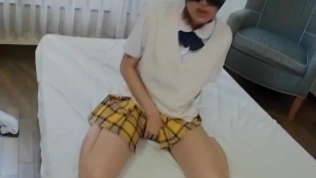 folded Schoolgirl Akane Yoshizawa Rides His Dick 2