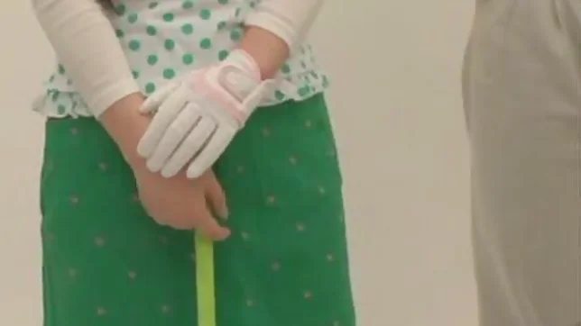 Green Golf Outfit Gets This Cute Teen A Lucky Fucking 3