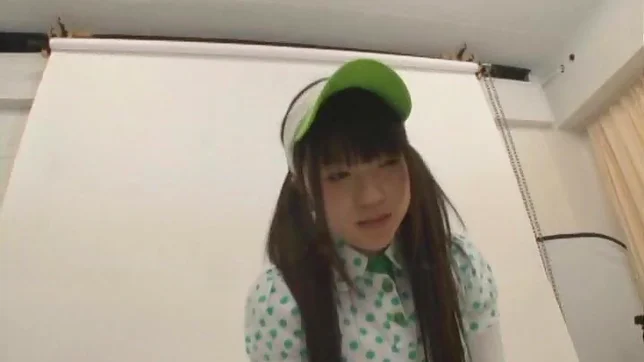 Green Golf Outfit Gets This Cute Teen A Lucky Fucking 3