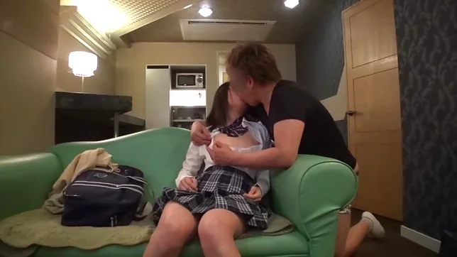 Sweet Asian teen with nice ass performs amazing cock sucking 4