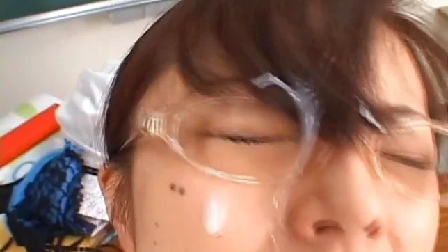 Mai Satsuki Naughty School Teacher Gets Drippy Facial 2