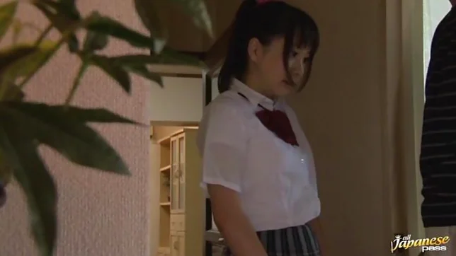 Sexy Schoolgirl Uses Her Whole Body To Get Him Cumming 2