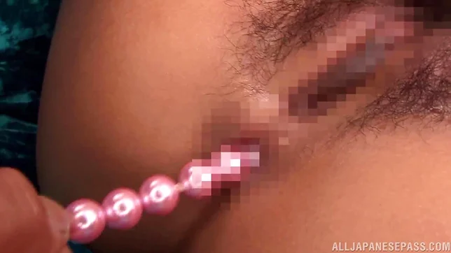 Asian with tight pussy Sena Hasegawa loves masturbating 4