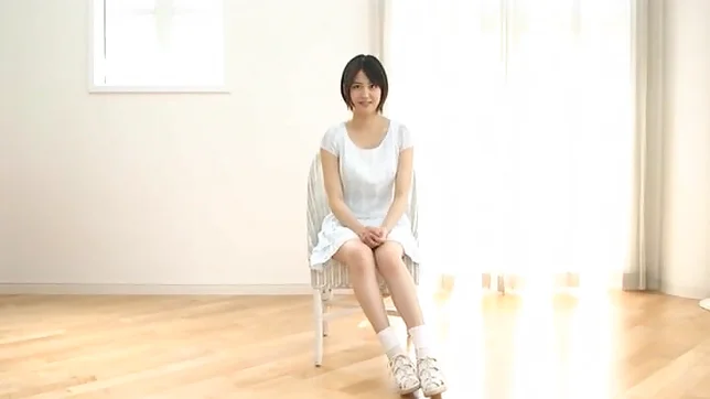 Erina Nagasawa gently removing her clothes 2