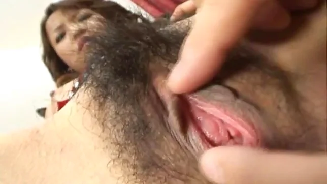 Miyo Kasuge Asian babe Gets Her Hairy Pussy Vibrated