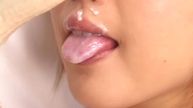 Top notch Japanese teen girl Miyu Hoshino enjoys sweet treatment