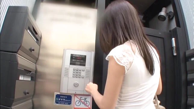 Karen Aoki is an Asian teen in a short skirt sucking cock 6