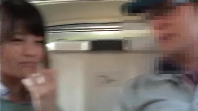 Petite babe Iku Sakuragi sucks and strokes a cock 4