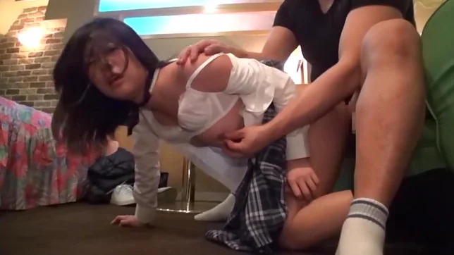 Sweet Asian teen with nice ass performs amazing cock sucking 6