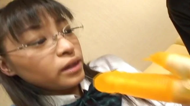 Riku Shiina Schoolgirl Sucks A Huge Cock And Gets Cum Covered 3