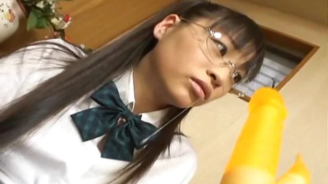 Riku Shiina Schoolgirl Sucks A Huge Cock And Gets Cum Covered 3