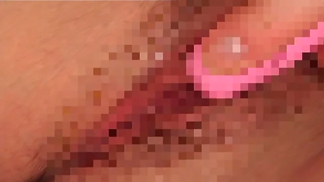 Horny Asian teen Ai Takeuchi masturbates in front of the TV