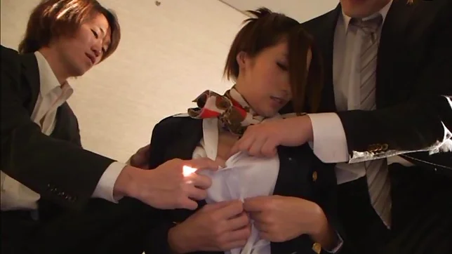 Julia knows how to please several huge dicks 3