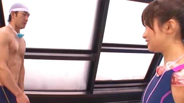 Teen sweetie with perky boobs Minami Kojima fucked in a swimming po ol 2