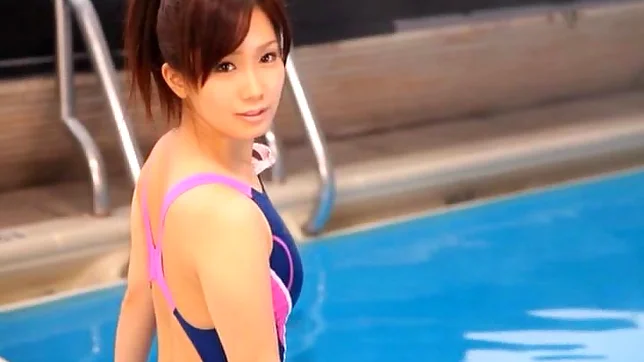 Teen sweetie with perky boobs Minami Kojima fucked in a swimming po ol 2