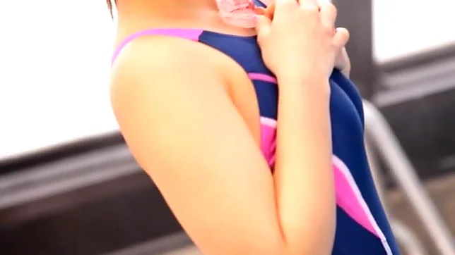 Teen sweetie with perky boobs Minami Kojima fucked in a swimming po ol 2