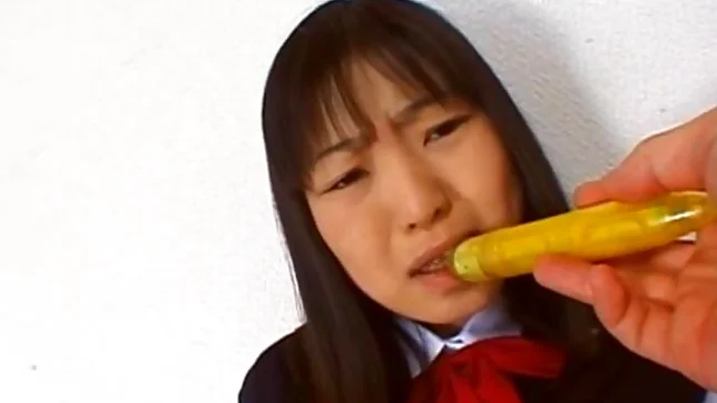 Anna Kuramoto schoolgirl blowjob