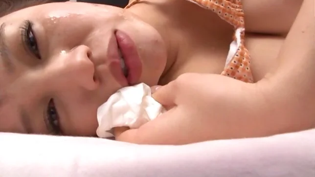 Big tits Riko Honda gets two cocks to play with 6