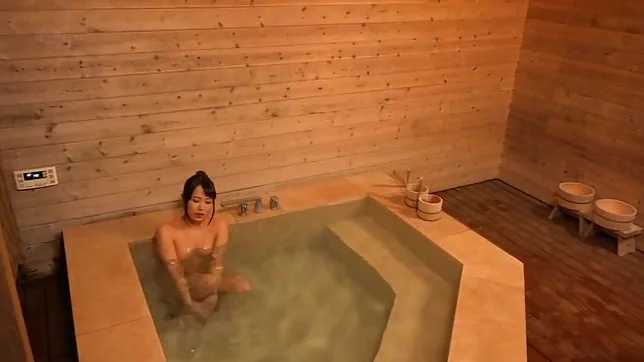 Curvy Asian lesbians is doing themselves lustly in a bath 6