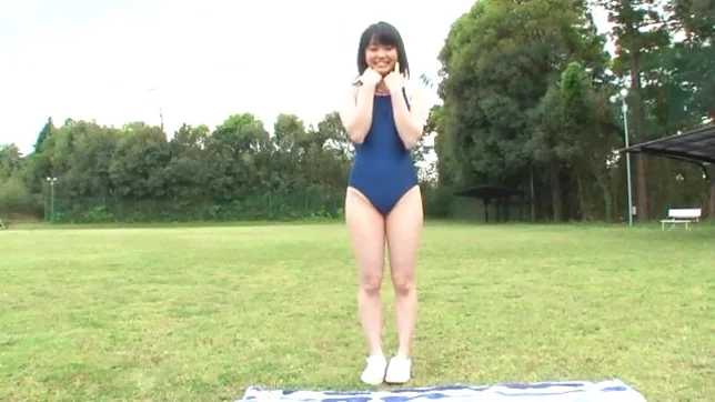 Swimsuit hottie Kui Tachibana gets some insane doggystyle 7