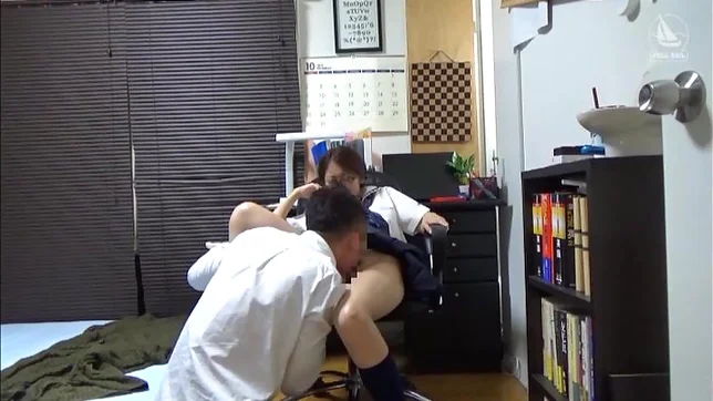 Lucky studs enjoys a Japanese schoolgirl 15