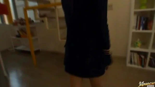 Gorgeous Student Shizuku Hasegawa Sucks For Jizz