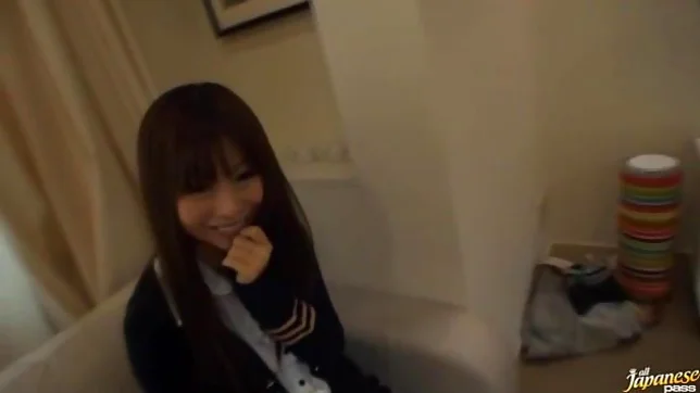 Gorgeous Student Shizuku Hasegawa Sucks For Jizz