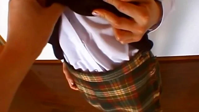 Anna Kuramoto schoolgirl blowjob 2