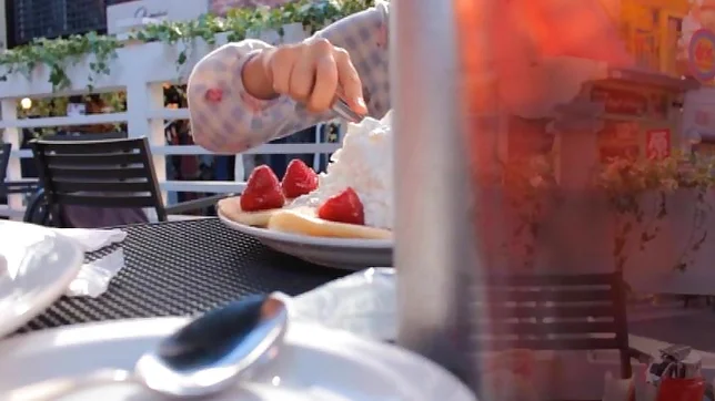 Handjob diva Aya Miyazaki loves the taste of hot cock 4