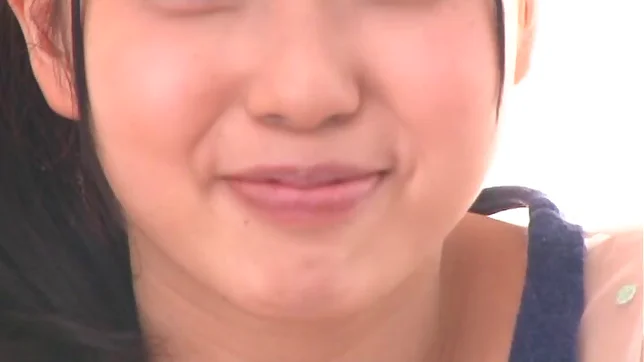 Young Japanese beauty Kanako Sakuragawa sucks a dildo dong 2