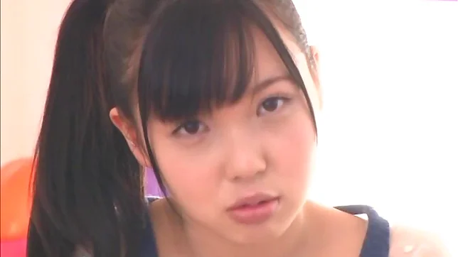 Young Japanese beauty Kanako Sakuragawa sucks a dildo dong 2