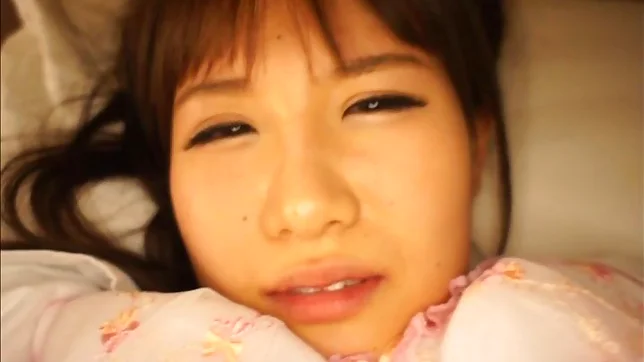 Yuki Asahi Asian teen in school uniform gets fingered and licked