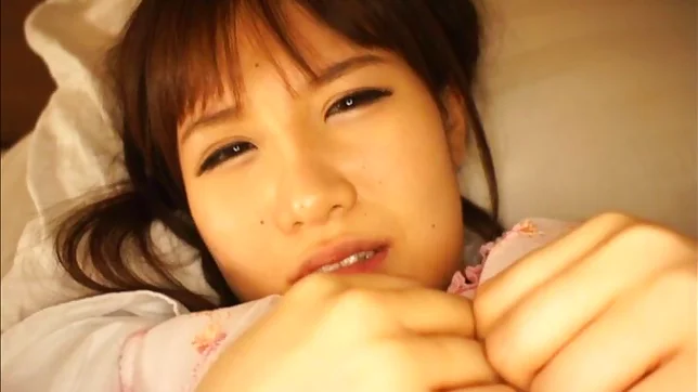 Yuki Asahi Asian teen in school uniform gets fingered and licked