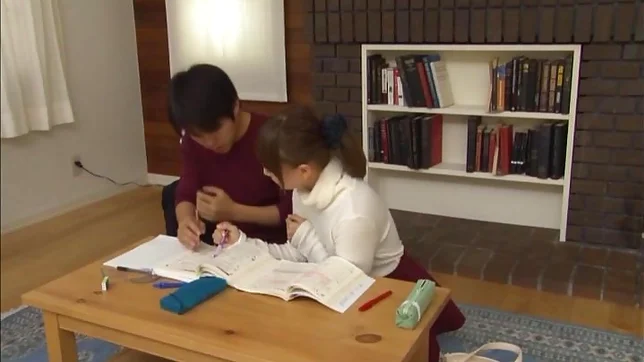 Horny wife opens legs for two massive dicks 5