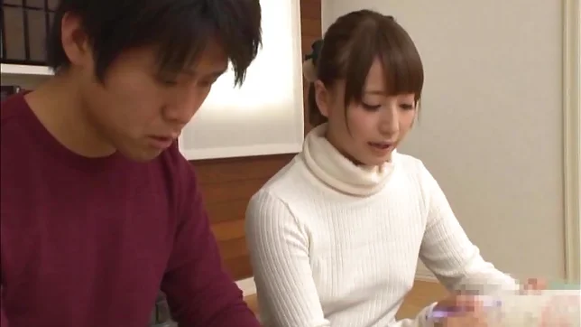 Horny wife opens legs for two massive dicks 5