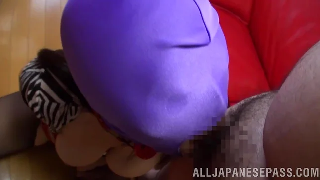 Chubby Asian with big tits gets ravished in threesome 2