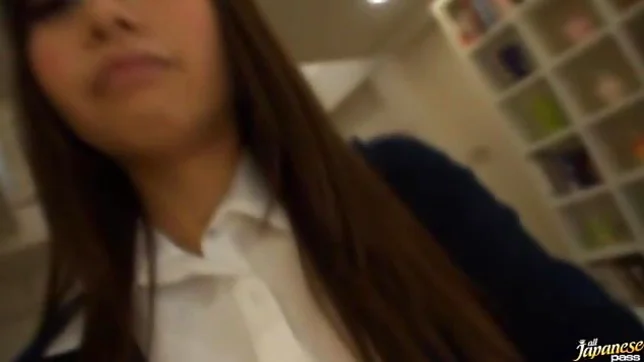 Gorgeous Student Shizuku Hasegawa Sucks For Jizz 3