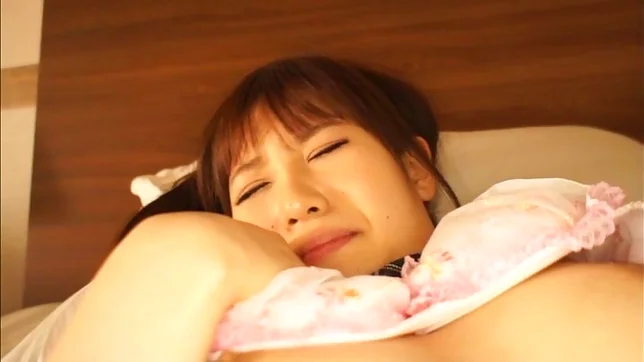 Yuki Asahi Asian teen in school uniform gets fingered and licked 3