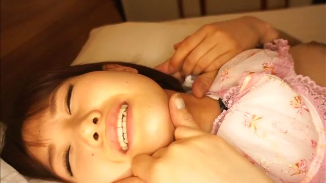 Yuki Asahi Asian teen in school uniform gets fingered and licked 3