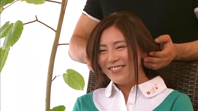 Nice teen Madoka Hitomi fingering herself like mad!