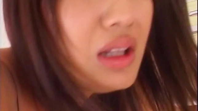 Hot Asian MILF gets banged hard in the office